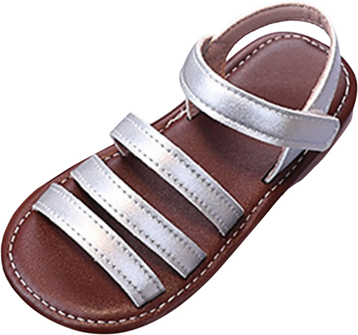 Walking Shoes for Boys Girls Retro Summer Open Toe Baby Beach Sandals Soft Sole Comfortable Children's Sandals