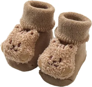 Warm Winter Baby Shoes Cartoon Bear Shape Cute Baby Shoes Baby Soft Sole Shoes Boys Shoes Size 13