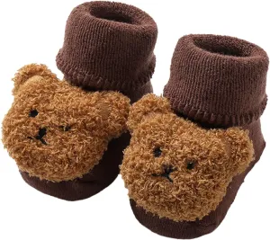Warm Winter Baby Shoes Cartoon Bear Shape Cute Baby Shoes Baby Soft Sole Shoes Boys Shoes Size 13