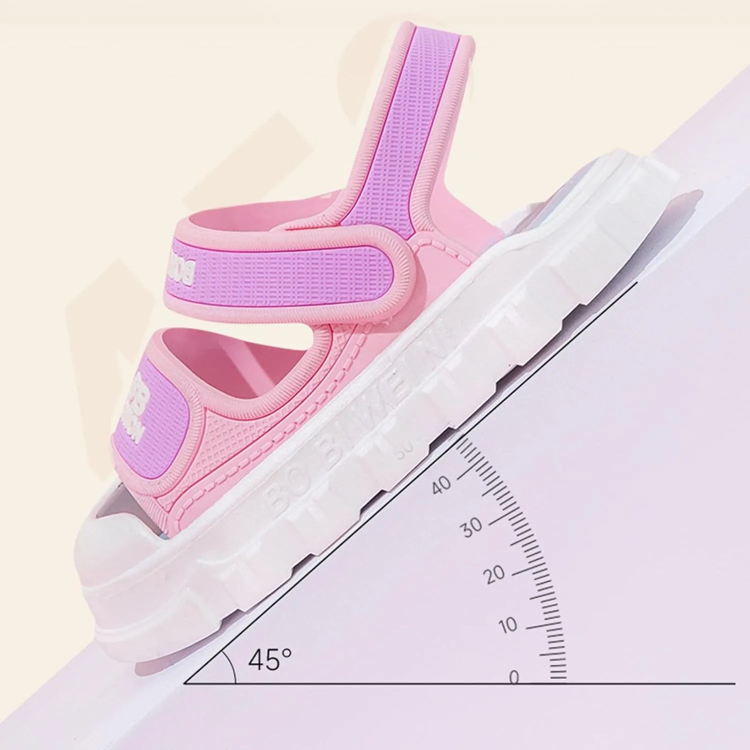 Wedges for Girls Big Kid New Children Sandals Summer Girls Nonslip Soft Sole Cartoon Baby Toddler Pool Shoes