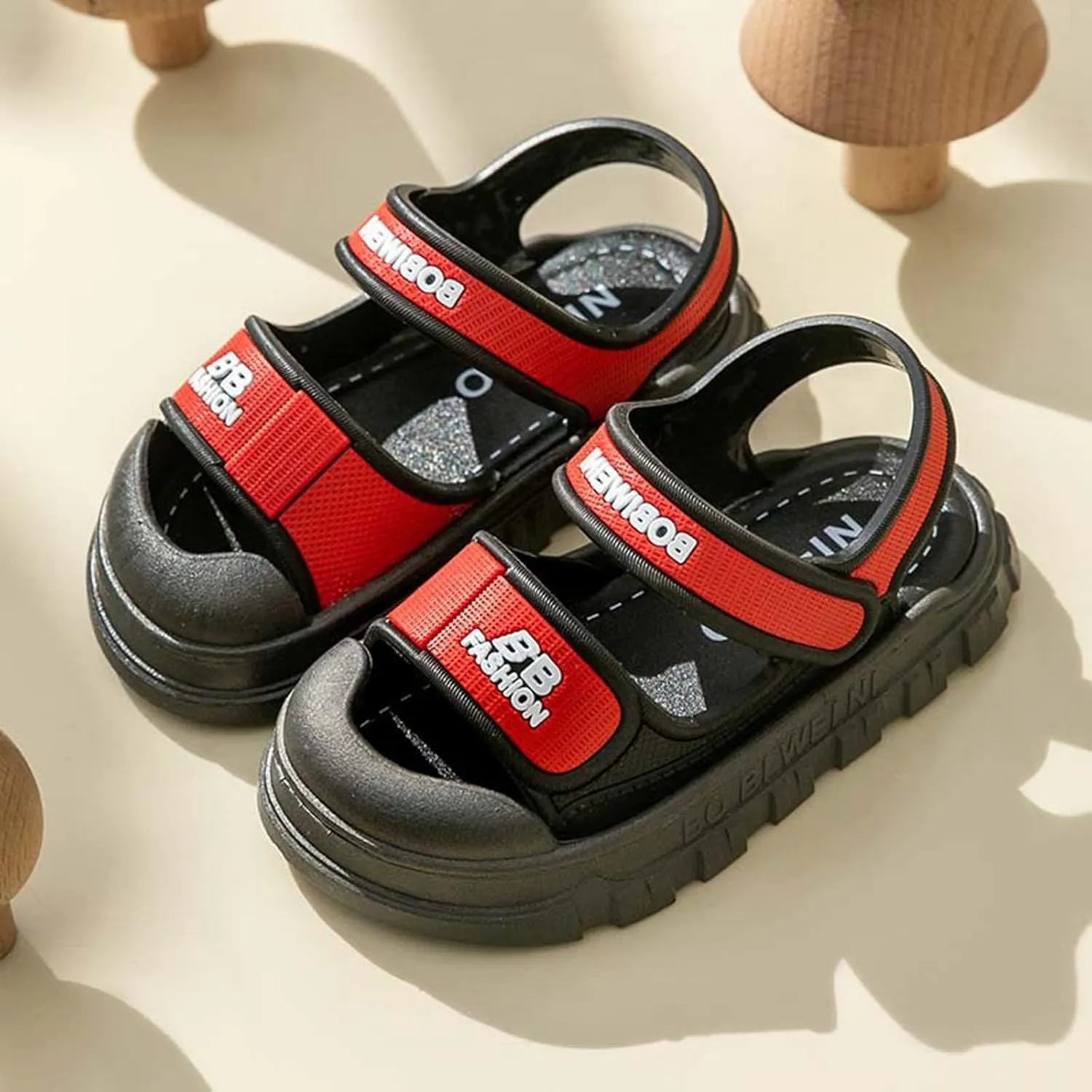 Wedges for Girls Big Kid New Children Sandals Summer Girls Nonslip Soft Sole Cartoon Baby Toddler Pool Shoes