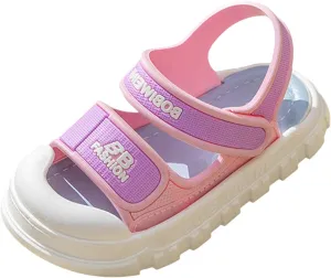 Wedges for Girls Big Kid New Children Sandals Summer Girls Nonslip Soft Sole Cartoon Baby Toddler Pool Shoes