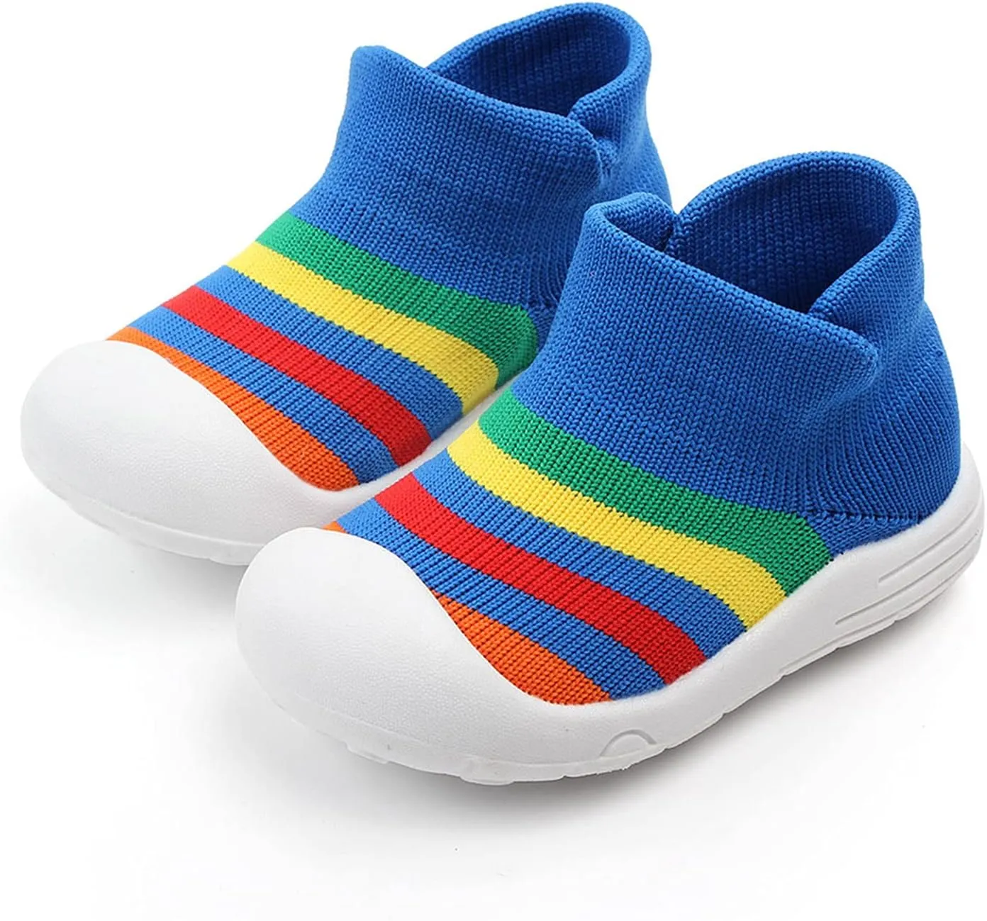 Winter Shoes Toddler Boy Shoes Girls Sole Slipper Socks Shoes Rubber Soft Boys Baby High Top Sneakers for Kids