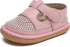 WUIWUIYU Baby Shower Shoes Baby Boys Girls Closed Toe Summer Sandals Soft Athletic Sandals Outdoor Learn Walker Shoes