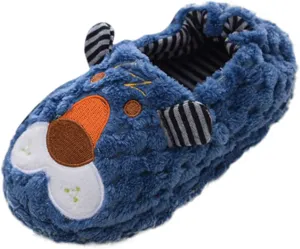 XIMIN Toddler Kids Baby Warm Shoes Boys Girls Cartoon Soft-Soled Slippers Soft Sole Anti-slip Slippers Lightweight Shoes