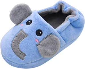 XIMIN Toddler Kids Baby Warm Shoes Boys Girls Cartoon Soft-Soled Slippers Soft Sole Anti-slip Slippers Lightweight Shoes